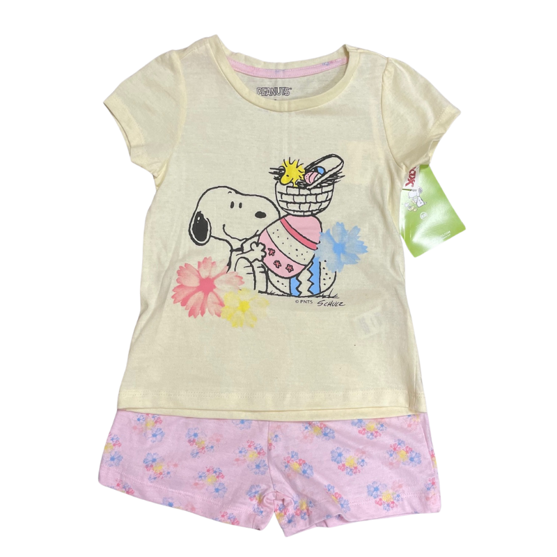7301 GIRLS LICENSE PEANUTS 2 PIECE SET