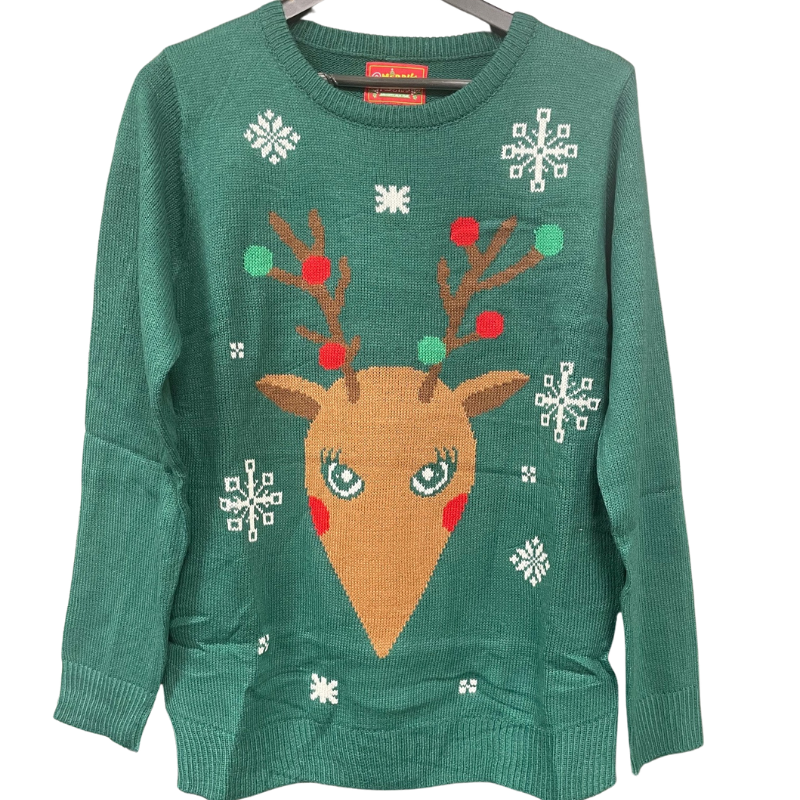 1852 ADULTS BRAND REINDEER CHRISTMAS JUMPER