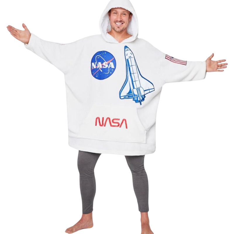 1782 MENS NASA OVERSIZE HOODED BLANKET