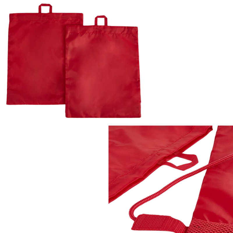 GA03 KIDS EX STORE 2PACK P.E./ SWIM BAG (RED)