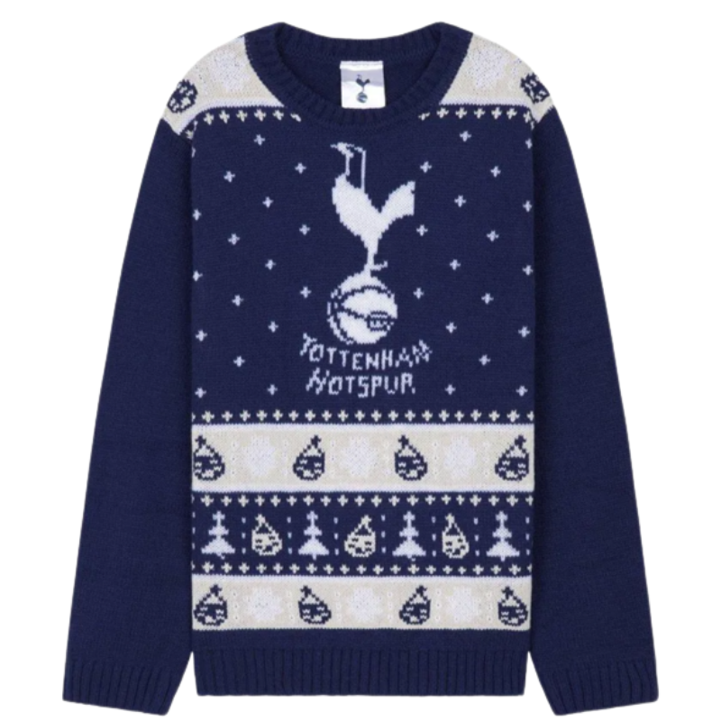 338 KIDS OFFICIAL LICENSE SPURS CHRISTMAS JUMPER
