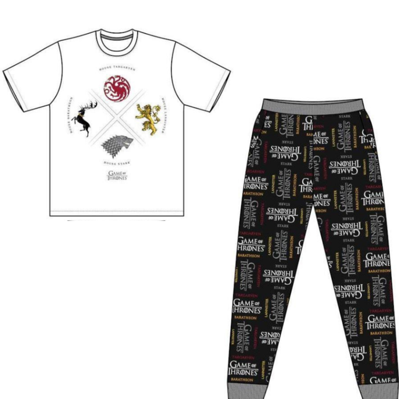 34938 MENS LICENSE GAME OF THRONES PJS