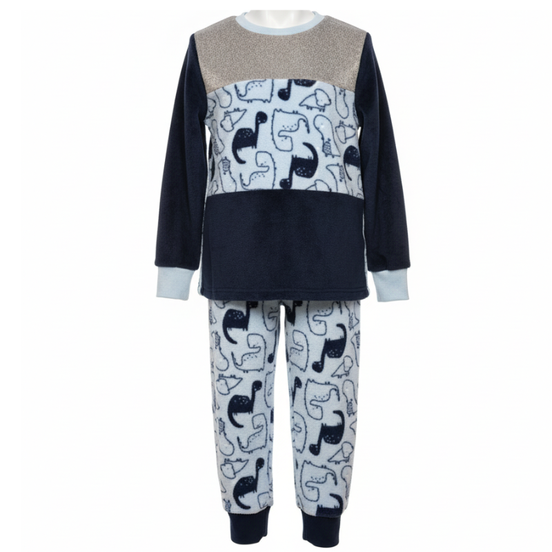 M6465 KIDS CUDDLE FLEECE DINO PRINT