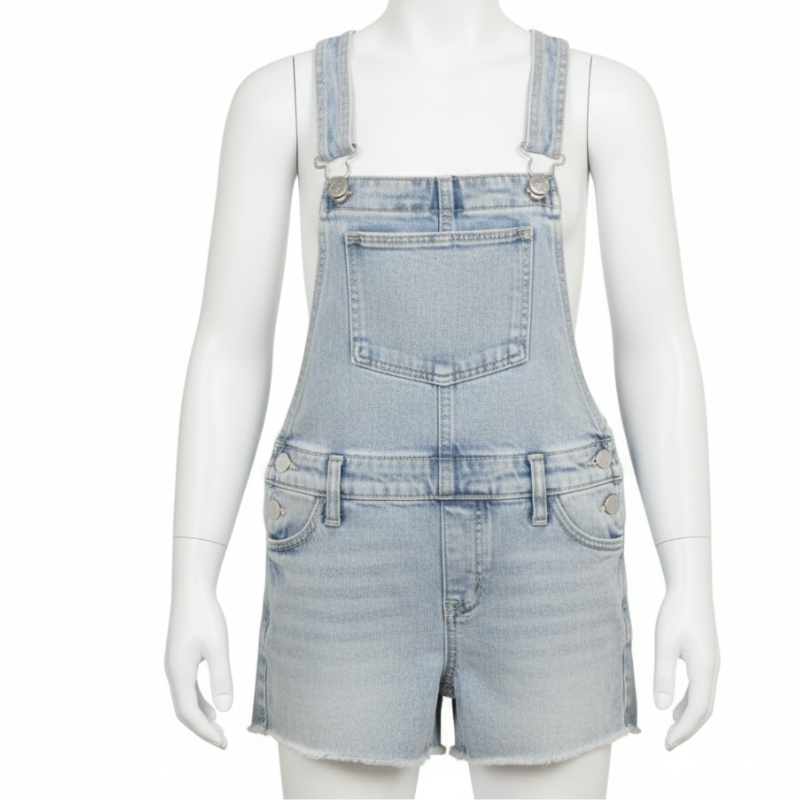 G6 GIRLS EX STORE WASHED DUNGAREES