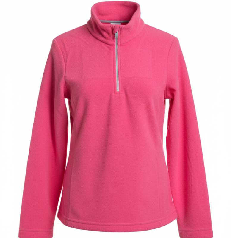 785 GIRLS EX STORE 1/2 ZIP FLEECE -ASSTD COLOURS