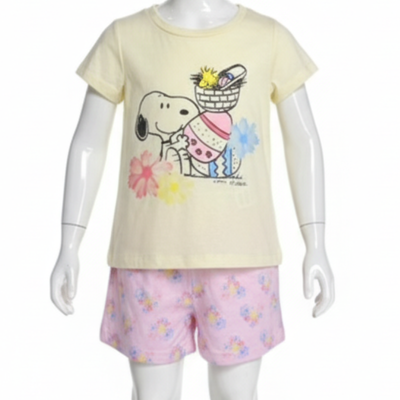 7301 GIRLS LICENSE PEANUTS 2 PIECE SET