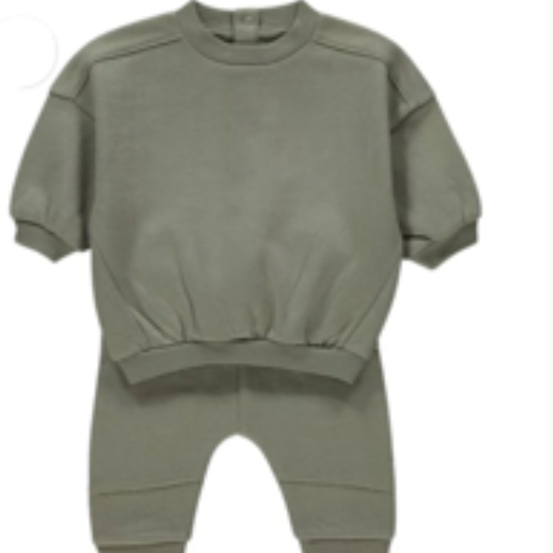 1218 BABY BOYS EX STORE KHAKI JOG SET