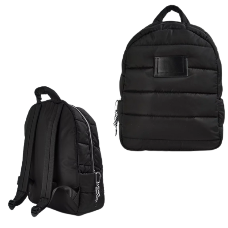 GA25 GIRLS EX STORE BLACK PUFFY BACKPACK