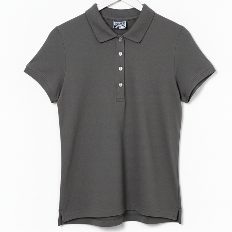 EVR16 LADIES EX STORE SHORT SLEEVE POLO DARK HEATHER