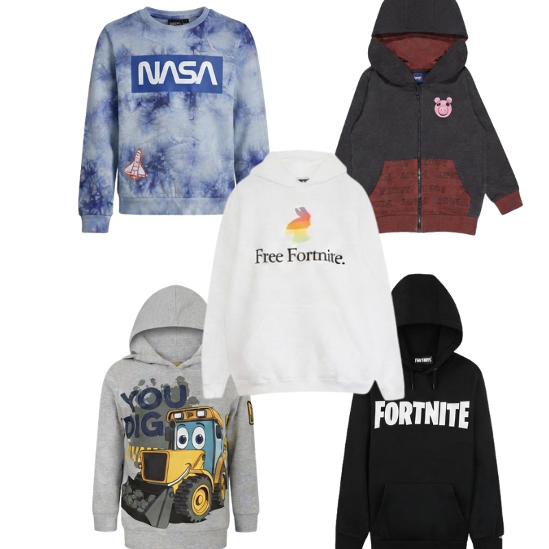 1007 KIDS LICENSE SWEATSHIRT ASSORTMENT (DESIGNS WILL VARY)