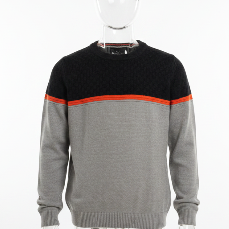 TH34 BOYS THREADBARE TWO TONE JUMPER
