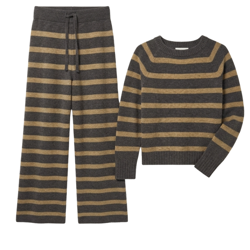1013 LADIES EX STORE 2 PIECE KNITTED SET-ASSTD COLS