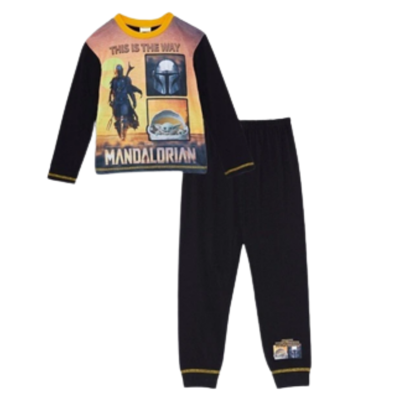 36016 BOYS STARWARS MANDALORIAN PJS