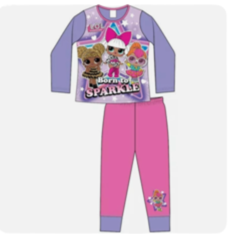 38363 GIRLS LOL SPARKLE PJS