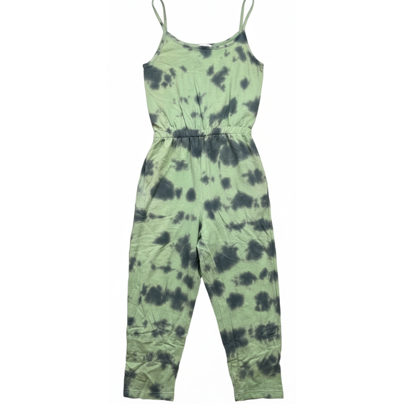 3655 LADIES EX BRAND TIE DYE SWEAT JUMPSUIT