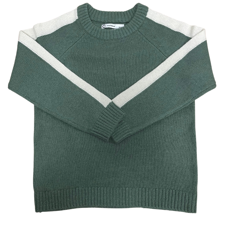 4585 BOYS BRAND WOOL JUMPER - KHAKI