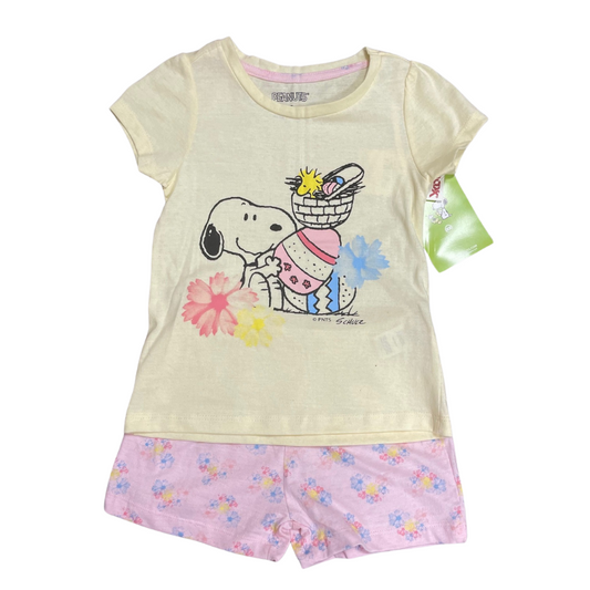 7301 GIRLS LICENSE PEANUTS 2 PIECE SET