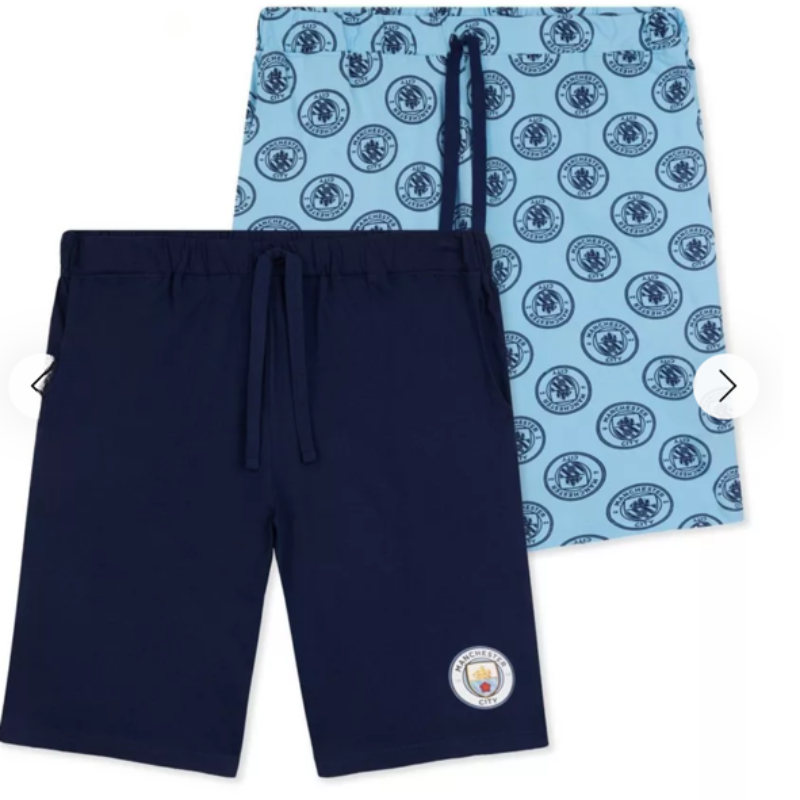 11748 MENS MANCHESTER CITY 2 PACK SHORTS