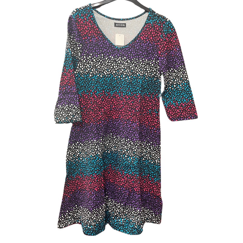 3696 LADIES BRAND SPOT JERSEY DRESS