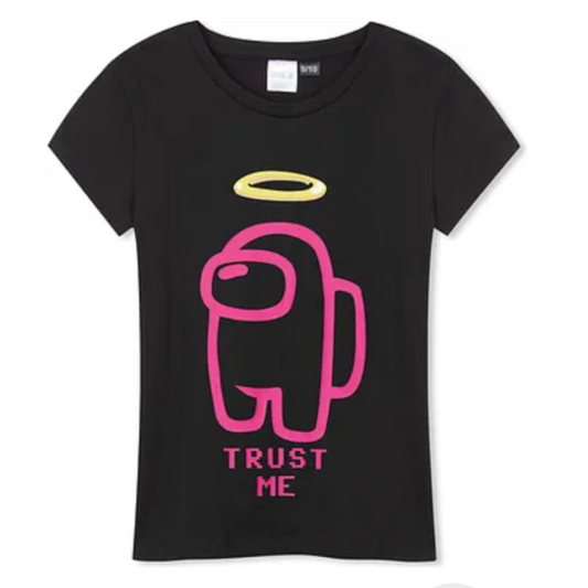 9387 GIRLS LICENCE AMONG US TRUST ME TEE