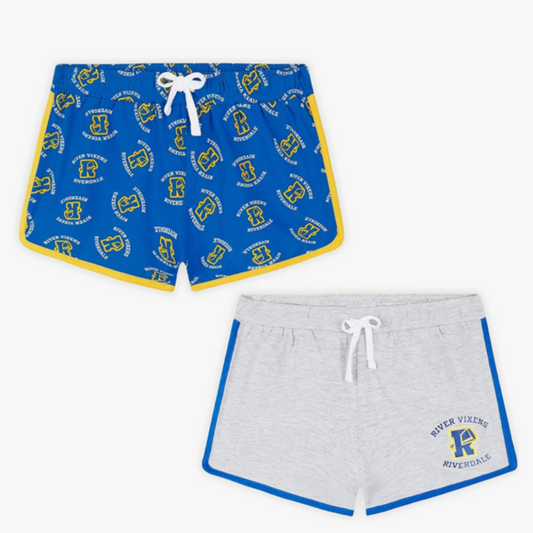 11680 GIRLS RIVERDALE 2 PACK SHORTS