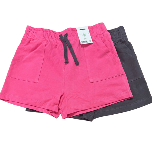 038 GIRLS EX STORE TWO PACK SHORTS