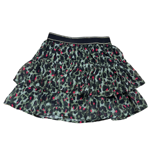 STYLE 1  GIRLS EX STORE CAMO TIERED SKIRT