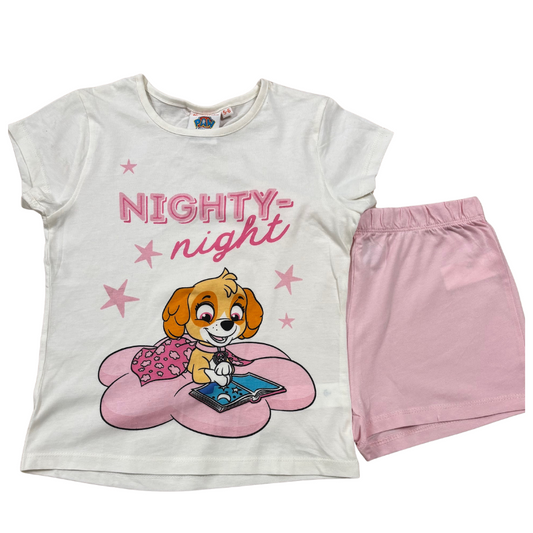 040  GIRLS PAW PATROL SHORTIE PJS