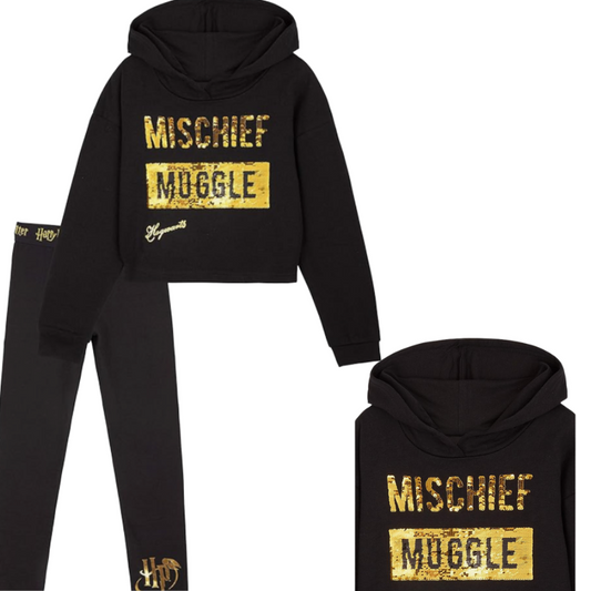 8593 GIRLS HARRY POTTER 2 PIECE LOUNGEWEAR (ONE SIZE)