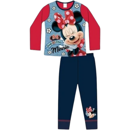36155 GIRLS LICENSE MINNIE MOUSE PJS