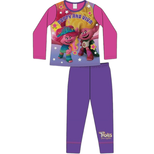 38339 GIRLS TROLLS PJS