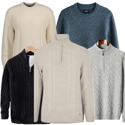 300 MENS KNITWEAR ASSORTMENT (EACH BOX WILL VARY)