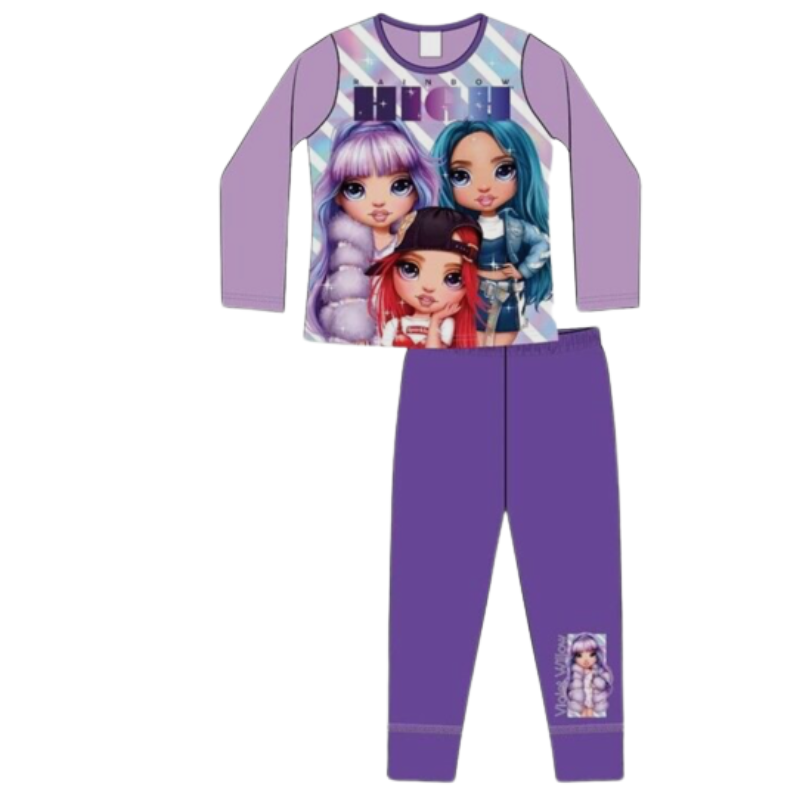 36152 GIRLS RAINBOW HIGH PJS