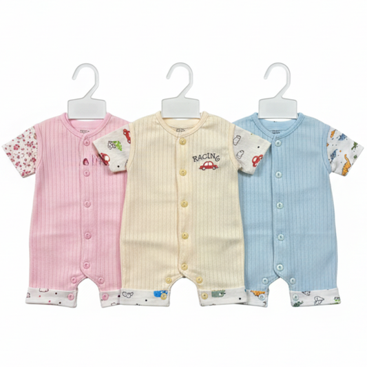 04-25 KIDS LOVELY BIRD 2 PIECE RIB OUTFITS (ASSTD)
