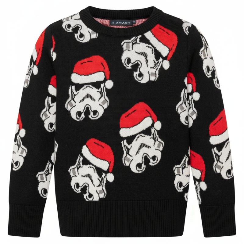 1380 KIDS STAR WARS CHRISTMAS JUMPER