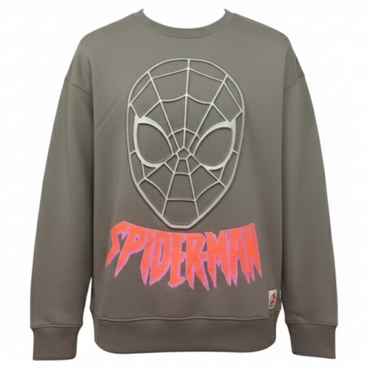 1723 KIDS LICENCE EMBOSSED SPIDERMAN SWEATSHIRT