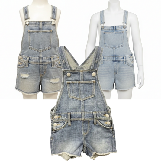 9996 KIDS BRAND ASSORTED STYLES DENIM DUNGAREES