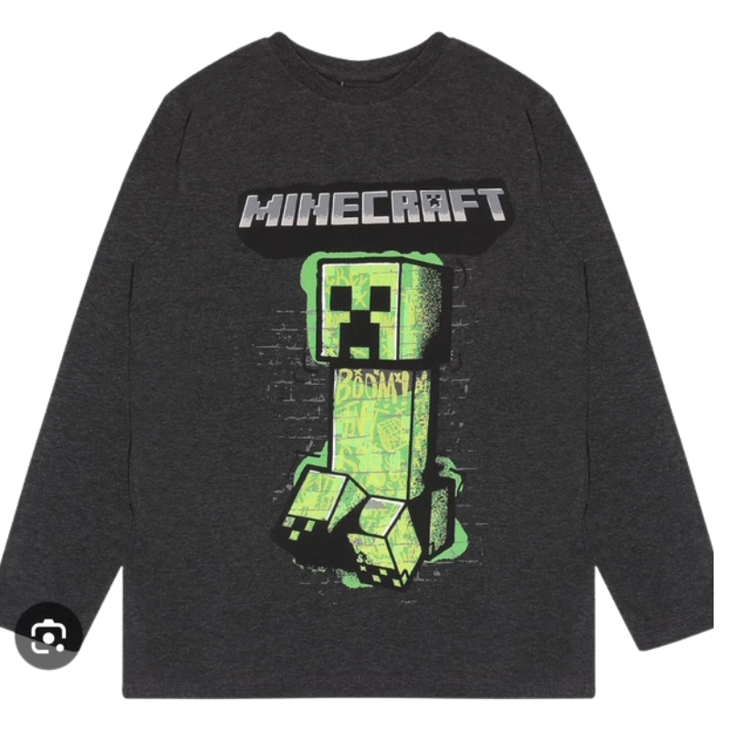 MIN007 MINECRAFT OFFICIAL LICENSE L/SLV