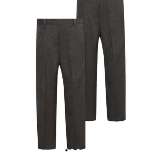 ASD01  BOYS ASSORTED SCHOOL TROUSERS CHARCOAL *SPECIAL BUY*