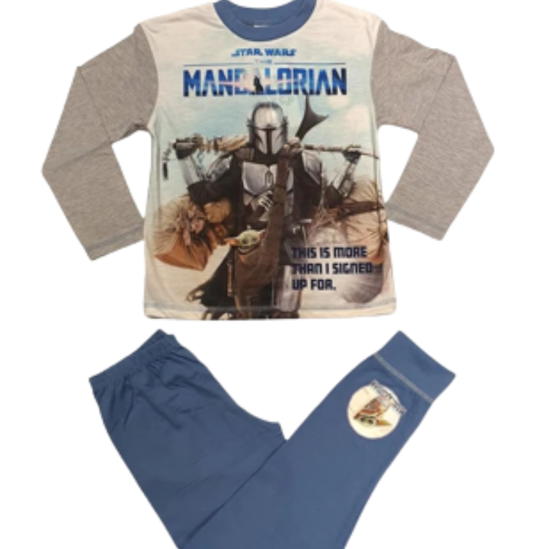 36031 BOYS STARWARS MANDALORIAN PJS