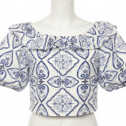 042 GIRLS OFF THE SHOLDER GYPSY TOP