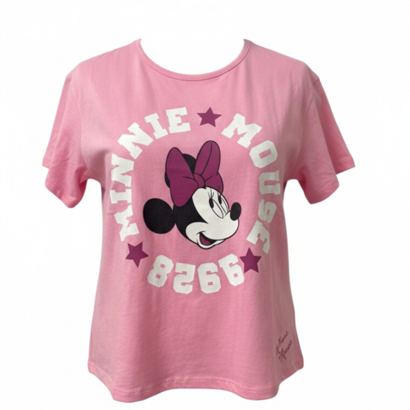 11634  GIRLS LICENSE PINK MINNIE MOUSE TEE