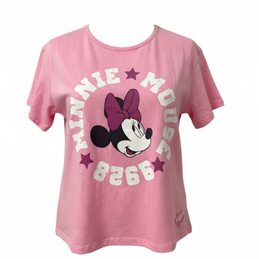 11634  GIRLS LICENSE PINK MINNIE MOUSE TEE
