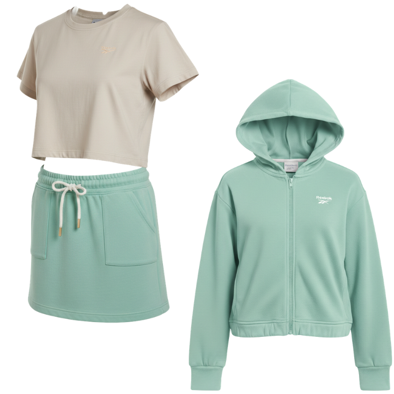 975  GIRLS BRANDED 3PIECE SKORT SET MINT