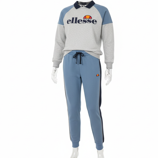 SANSONE KIDS BRAND TWO PIECE TRACKSUIT GREY MARL