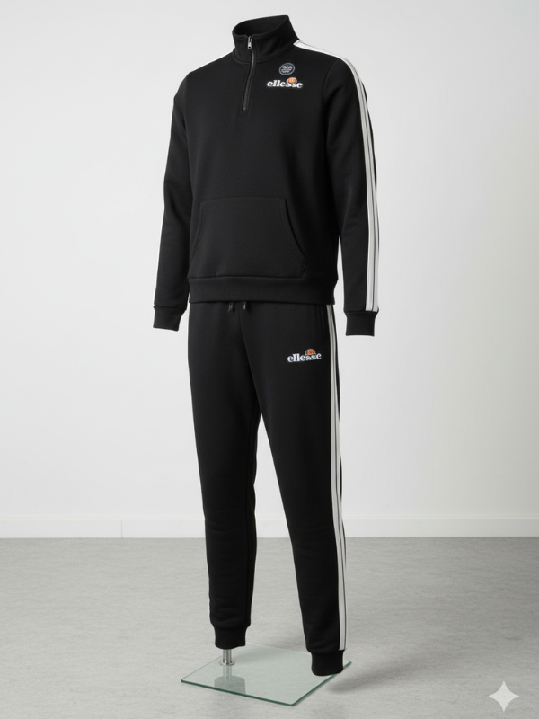 GUIDO KIDS BRAND SIDE STRIPE TRACKSUIT  I/2 ZIP