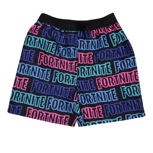 FOR9001 BOYS LICENSE FORTNITE LINED SWIM SHORTS