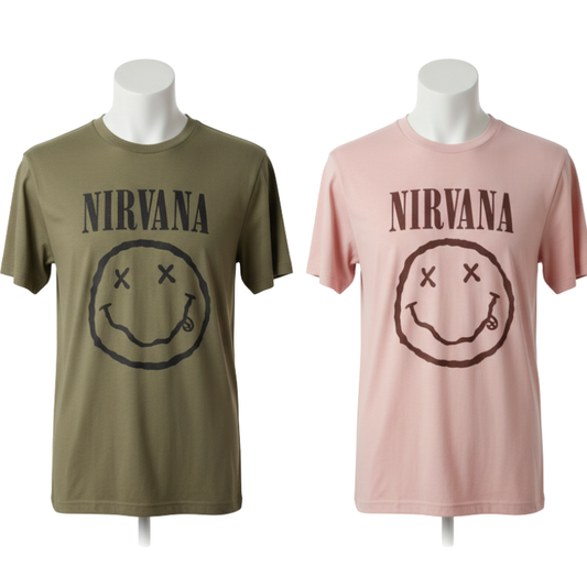 MS18 ADULTS EX STORE SMILEY TSHIRT 2 COLOURS