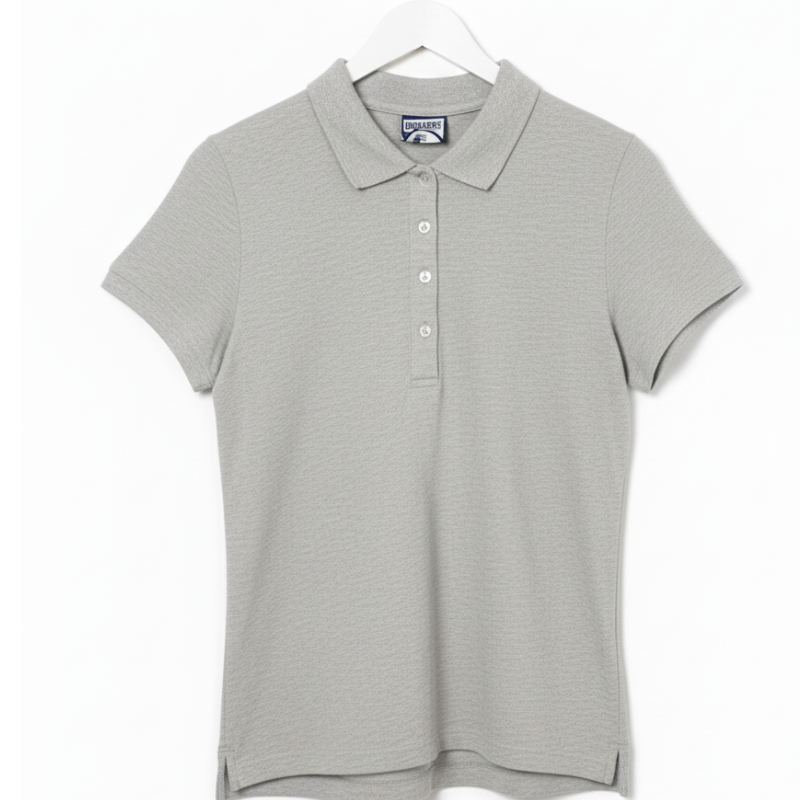 EVR15 LADIES EX STORE SHORT SLEEVE POLO GREY MELANGE