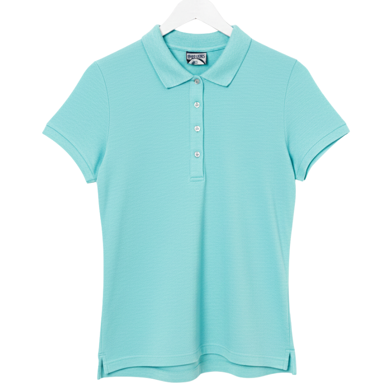 EVR17 LADIES EX STORE SHORT SLEEVE POLO LIGHT BLUE
